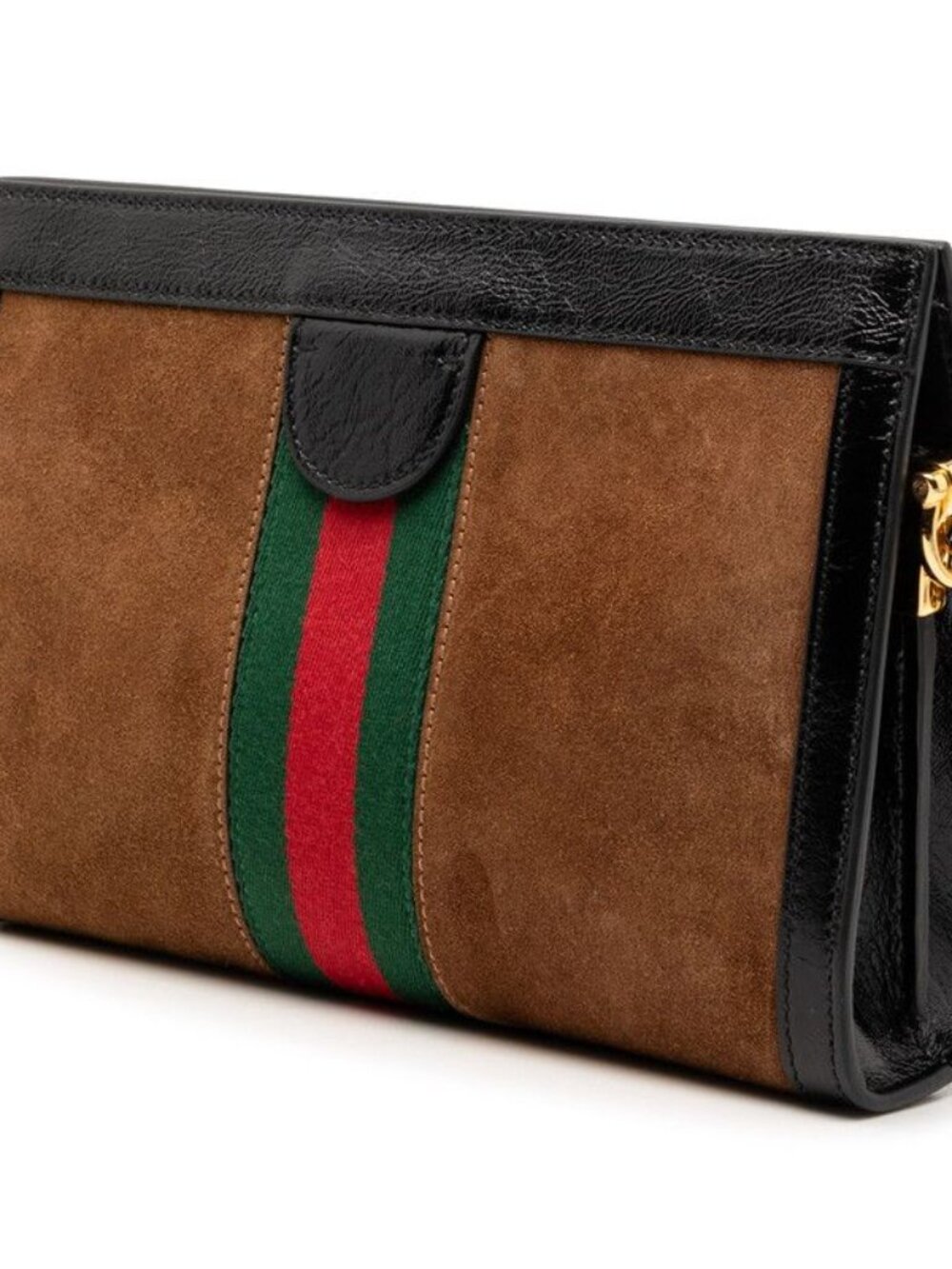 Gucci Ophidia GG Supreme Chain Shoulder Bag Brown Multicolor - Picture 2 of 6